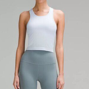 Ebb to Street Cropped Racerback Tank Top